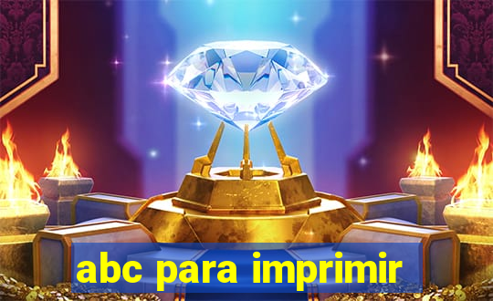 abc para imprimir